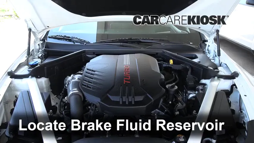 2020 Kia Stinger GT2 3.3L V6 Turbo Brake Fluid